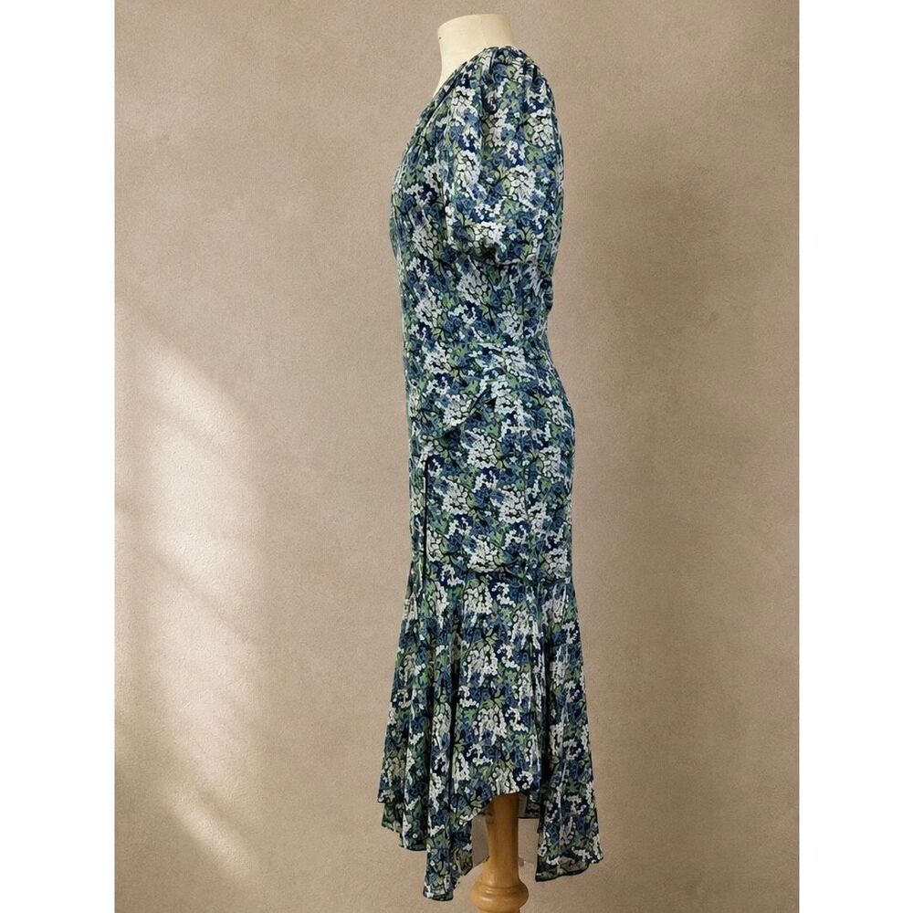 ASTR the Label Santorini One Shoulder Floral Midi Dress medium Anthropologie - Picture 3 of 12